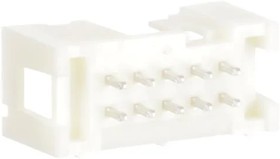 10120689-110ALF, Headers & Wire Housings Quickie Shrouded Header, Wire To Board, Vertical, Through Hole, Double Row, Pin In Paste, 10 Positi
