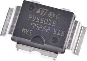 Фото 1/2 N-Channel MOSFET, 5 A, 40 V, 10-Pin PowerSO PD55015-E