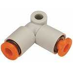 KQ2L06-00A-X35, KQ2 Series Elbow Tube-toTube Adaptor, Push In 6 mm to Push In 6 ...