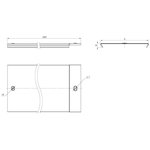 EKF PROxima Крышка на металлический лоток основание 400мм-0,7мм (12м) L3000.