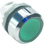 Кнопка MP1-21G без фикс. с инд. зел. ABB 1SFA611100R2102