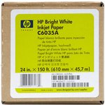 Бумага HP C6035A 24"(A1) 610мм-47.5м/90г/м2/белый для струйной печати ...