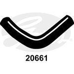 20661, Патрубок системы охлаждения CURVED RADIATOR HOSE 20661