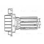 LFR1680, Резистор мотора печки Fiat Ducato (06-)/PSA Boxer/Jumper (06-)
