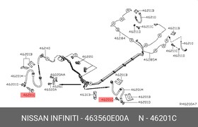 463560E00A Болт крепления торм. шланга