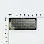 30x70mm-B Плата печатная макетная двусторонняя шаг 2.54 черная