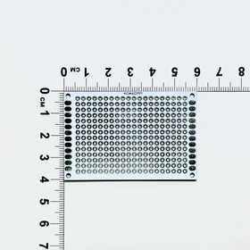 40x60mm-W Плата печатная макетная двусторонняя шаг 2.54 белая