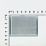 50x70mm-W Плата печатная макетная двусторонняя шаг 2.54 белая