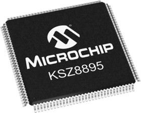 Фото 1/4 KSZ8895RQXIA, Ethernet Switch IC, 10Mbps MII, 1.8 V, 2.5 V, 3.3 V, 128-Pin PQFP