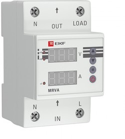 MRVA-63A, Реле напряжения и тока с дисплеем MRVA 63А PROxima – купить оптом и в розницу