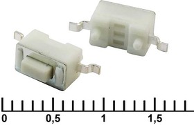 IT-1101NE-S (6x3x4.3), Тактовая кнопка IT-1101NE-S, 6x3x3.2 мм, OFF-(ON), 50 мА, 12 В, 50 мОм