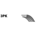3PK595, Ремень поликлиновый
