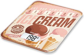 Фото 1/5 Весы кухонные BEURER KS19 Ice Cream, рисунок