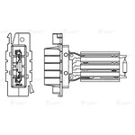 LFR2042, Резистор вентилятора отопителя Citroen Berlingo II (08-)/Peugeot ...