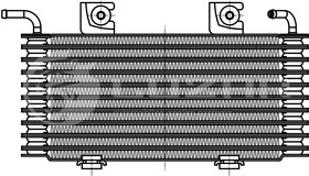 Фото 1/10 LOc1431, Радиатор масл. для а/м Nissan Qashqai (06-) 1.6i/2.0i AT (LOc 1431)