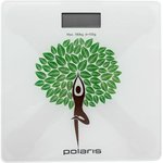 Напольные весы POLARIS PWS 1876DG Yogatree, до 180кг, цвет: рисунок
