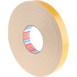 4957 25mx25mm, 4957 White Adhesive Foam Tape, 25mm x 25m, 1mm Thick