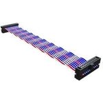 FFTP-10-D-18.00-01-N, Ribbon Cables / IDC Cables Low profile twisted pair ribbon ...