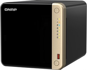 Фото 1/4 Система хранения данных QNAP SMB 2C 2GhzCPU/8Gb/upto 4HDD, up to 20 with TL-D800C/SATA(3,5" 2,5")/ 2xUSB3.2 2xUSB2.0/1xHDMI/ 1xExp.slot/2x2,