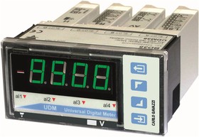 BD40, LED Indicator Digital Panel Multi-Function Meter for Display Facade, 14.2mm x 45 x 92mm
