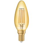 Лампа светодиодная филаментная Vintage 1906 LED CL B FIL GOLD 35 non-dim 4W/825 ...