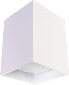 Cветильник накладной квадрат 80х60мм GU10 белый R51A.60x60.W