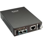 Конвертор D-Link Media Converter 1000Base-T port to 1000Base-LX, SC, Single-mode, 1310nm, 10KM