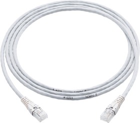 R305022, Патч-корд Cat.5e, U/UTP, 4P, PVC, серый, RJ45/u-RJ45/u, 5.0 m