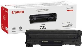 Фото 1/10 Картридж лазерный Canon 725 3484B002 черный (1600стр.) для Canon LBP6000/LBP6020/LBP6020B/ LBP6030/LBP6030B/ LBP6030w/MF3010
