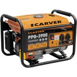 Бензиновый генератор CARVER PPG- 3900, 220/12 В, 3.2кВт [01.020.00007]