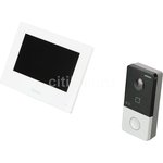 Комплект HiWatch DS-D100IKWF(B) IP видеодомофона (вызывная панель + монитор)