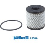 L358A, Фильтр масляный CITROEN: BERLINGO 96-, BERLINGO фургон 96-, C-CROSSER 07-, C2 03-, C3 02-, C3 Pluriel 03-, C4 04-, C4 Grand Picasso 0