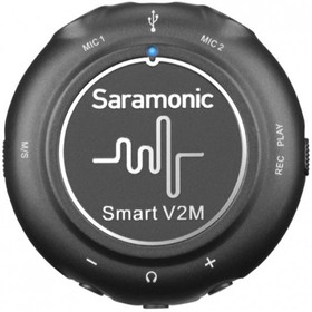 Фото 1/10 Микшер Saramonic Smart V2M двухканальный (2 входа 3,5 мм)