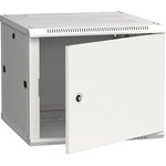 Шкаф коммутационный ITK (LWR3-09U66-MF) 9U 600x600мм пер.дв.металл 2 бок.пан ...