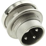 T3262000, C 091 A 3 Pole M16 Din Plug, DIN 41524, 4A, 300 V IP40, Screw Lock ...