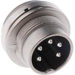 C091-31W005-1002, Amphenol C 091 D Series, 5 Pole Din Plug Plug, 5A, 300 V ac/dc IP67