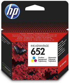 Фото 1/10 Картридж струйный HP 652 F6V24AE многоцветный (200стр.) для HP DJ IA 1115/2135/3635/ 4535/3835/4675