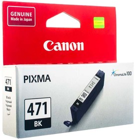 Фото 1/7 Картридж струйный Canon CLI-471BK 0400C001 черный для Canon MG5740/MG6840/MG7740