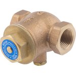 Bronze Single Check Valve, BSPT 1/2in, 20 bar