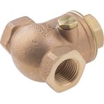 Bronze Single Check Valve, BSPT 1/2in, 20 bar