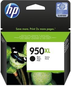 Фото 1/10 Картридж струйный HP 950XL CN045AE черный (2300стр.) для HP OJ Pro 8100/8600