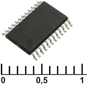 Фото 1/3 SN74CBTD3861PWR, , 10-битный шинный переключатель на полевых транзисторах Texas Instruments, корпус TSSOP-24