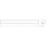 Линейный светодиодный светильник ЭРА LLED-01-04W-6500-W 4Вт 6500K L314мм с ...