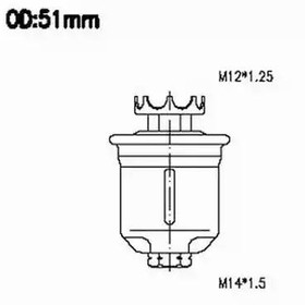 FS3210U, Фильтр топливный