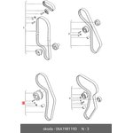 Ремкомплект ГРМ AD VW SEAT 1.6-2.0 VAG 06A 198 119D