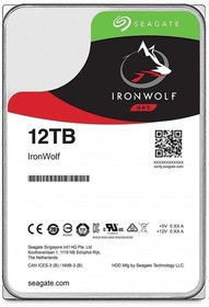 Фото 1/9 Жесткий диск Seagate SATA-III 12Tb ST12000VN0008 NAS Ironwolf (7200rpm) 256Mb 3.5"