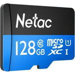 Носитель информации Netac P500 Standard 128GB MicroSDXC U1/C10 up to 90MB/s ...