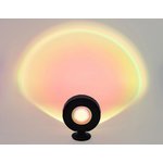 Ambrella Атмосферная светодиодная настольная лампа с пультом DE8383 BK черный ...