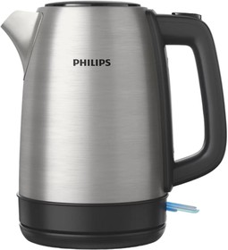 Фото 1/10 Чайник Philips HD9350/90, 2200Вт, 1,7л, нерж/черн. пластик