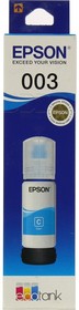 Фото 1/10 EPSON C13T00V298 Контейнер 003 с голубыми чернилами для L3210, L3216, L3256, 65 мл.